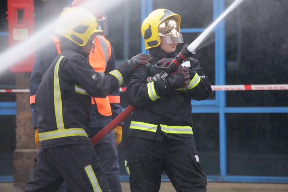 Fire Cadets training 
