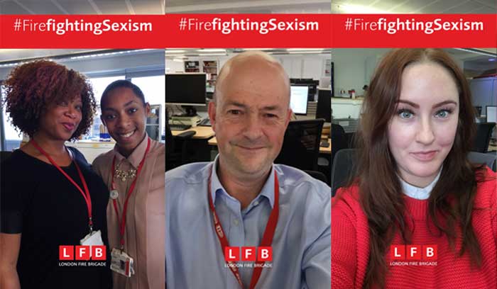 London fire brigade Firefightingsexism