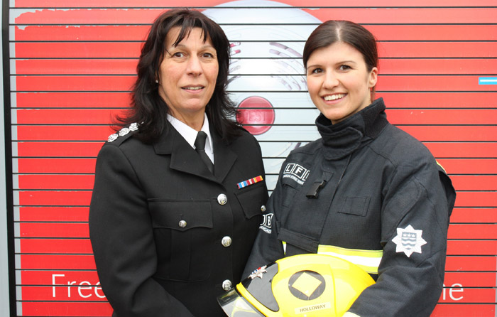 Sally and Katie are mother and daughter and both work for London Fire Brigade