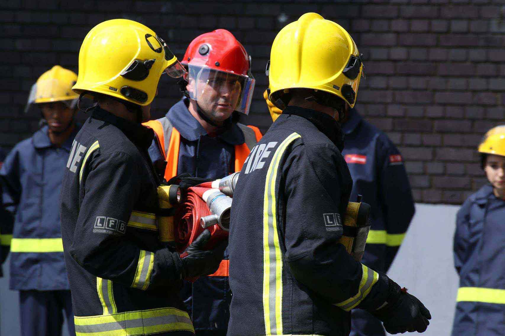 Firefighter training 