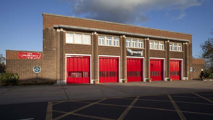 BEFORE: Dagenham Fire Station before the rebuild