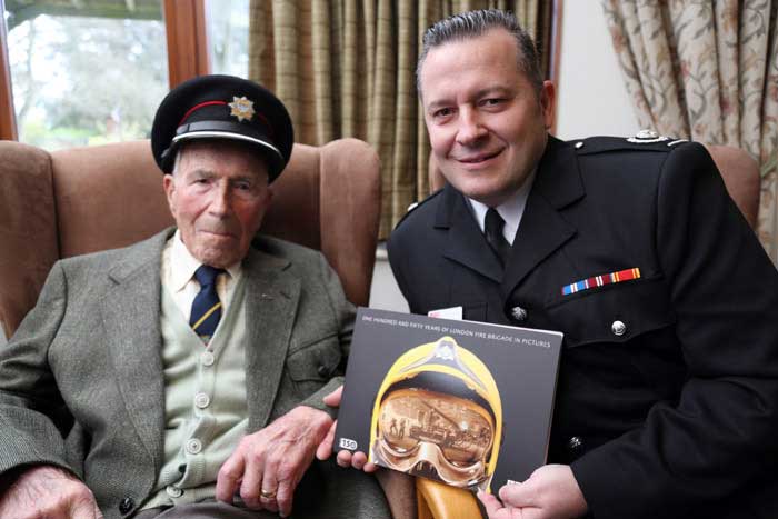 Honouring veteran Firefighter 