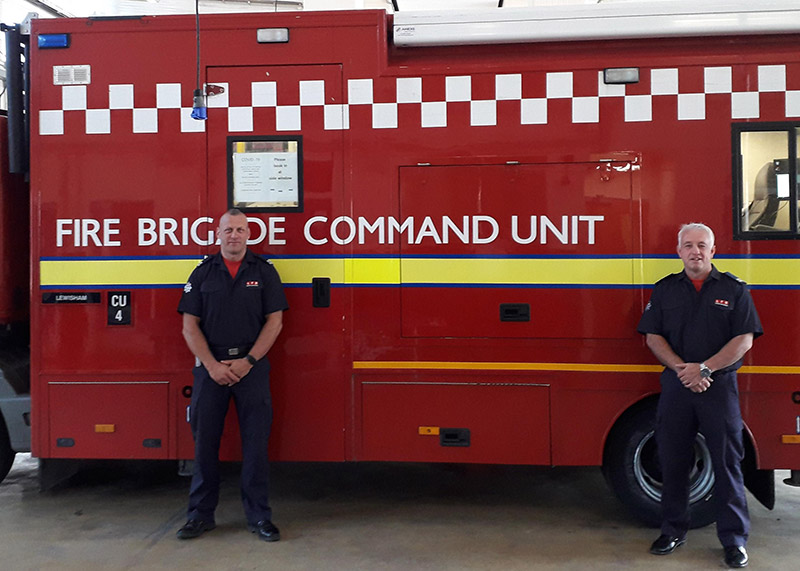 Sub Officer Mike Watts and Sub Officer Michael Roche