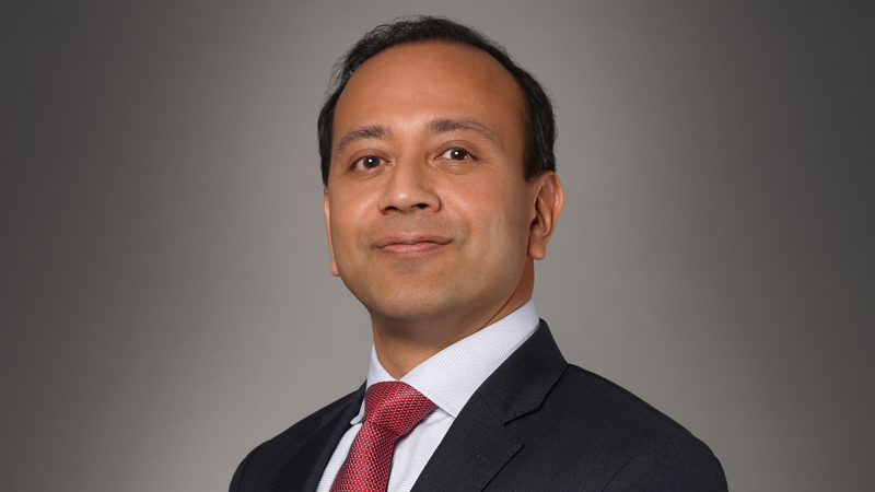 Photograph of Mostaque Ahmed, Director of Corporate Services, London Fire Brigade