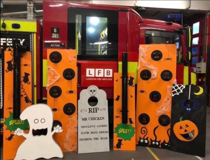 Acton Fire Station Halloween event London Fire Brigade