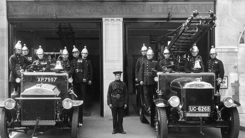 Eltham Fire Station Crew Around Before 1930s